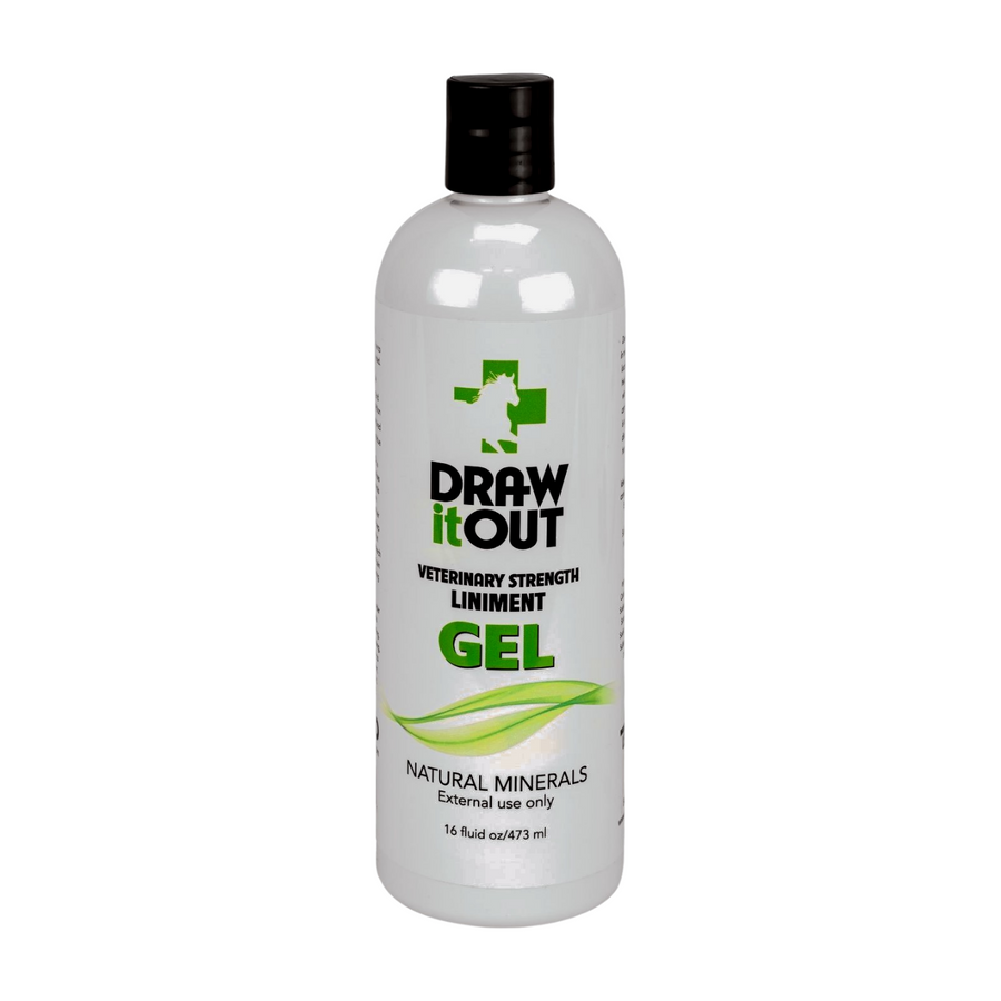 Draw It Out® 16oz High Potency Horse Liniment Gel – Powerful, Natural Relief