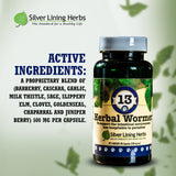 13 Herbal Wormer for Canines -  90 Capsule