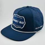 “Cowboy Hat” Performance Patch Rope Hat - Navy Blue