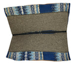 Spine Relief Woven Blanket Saddle Pad with Wool Bottom- ASSORTED COLORS