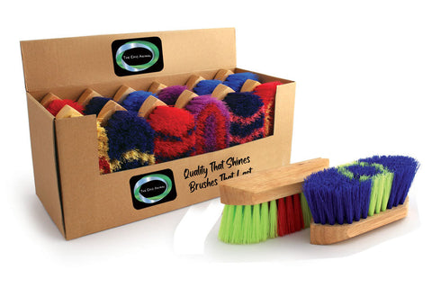 Epic Animal Kids 6 3/8" Pocket-Size Brush Variety Shelf Display: Crimped Poly, Colors & Patterns #EA2289