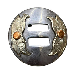 1 1/2" German Silver Columbine Conchods