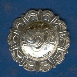 Domed Scalloped Concho