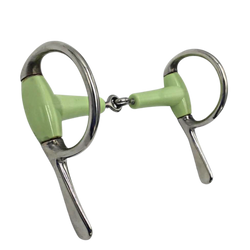 Half Cheek Snaffle Apple Mouth Bit 5"