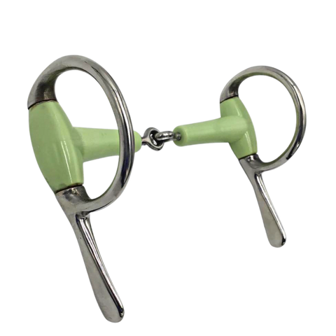 Half Cheek Snaffle Apple Mouth Bit 5"
