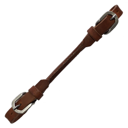 Leather Curb Strap Rolled