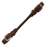 Leather Curb Strap Rolled