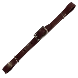 Leather Flat Curb Strap