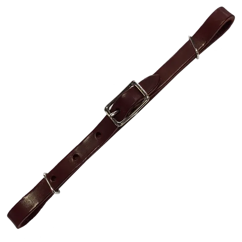 Leather Flat Curb Strap