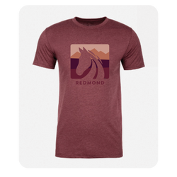 Dark Rose Logo Sunset Tee