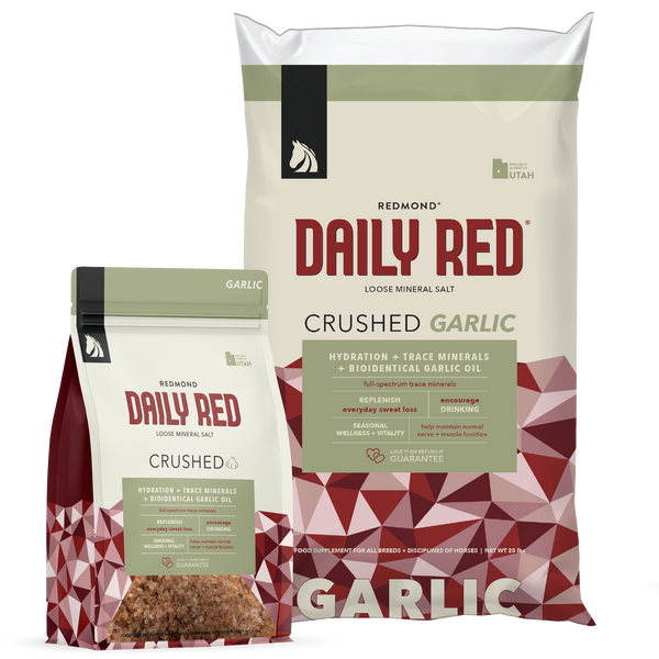 Daily Red® Crushed™ Garlic - Mineral Supplement for Horses