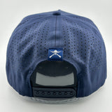 “Cowboy Hat” Performance Patch Rope Hat - Navy Blue