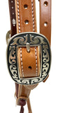 Pro Series 1" Double & Stitched Extra Heavy Harness Browband Headstall