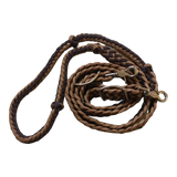 Braided Barrel / Roping Reins 8 Ft, 2 Nickel Plated Scissor Snaps, 2 Tone Colors
