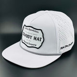 “Cowboy Hat” Performance Patch Rope Hat - White