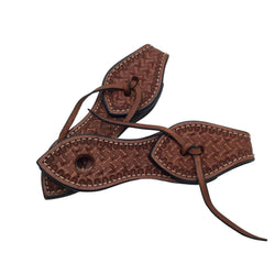 Chestnut Stamped Slobber Straps