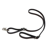 Dark Leather Stitched Tiedown
