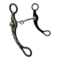 Pro Series 7" Black Steel Sheridan Flat Cheeks with 5" Lifesaver Mouth