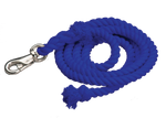 Cotton Lead Ropes - 10' with Bullsnap, Various Colors