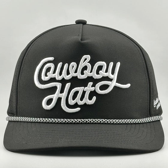 “Cowboy Hat” Summer Edition - Performance Rope Hat - Black