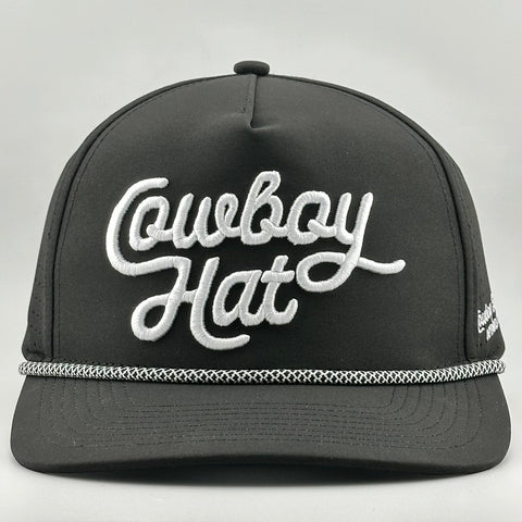 “Cowboy Hat” Summer Edition - Performance Rope Hat - Black