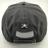 “Cowboy Hat” Performance Patch Rope Hat - Black