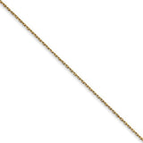 14k Yellow Gold 2D Cowboy Boot with Spur Necklace