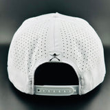 “Cowboy Hat” Performance Patch Rope Hat - White