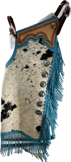 Large Chinks with Turquoise Fringe