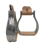 Engraved Aluminum Visalia Show Stirrups