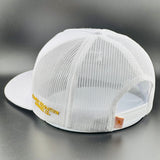 The Original “Cowboy Hat” 5-panel Trucker Hat - White