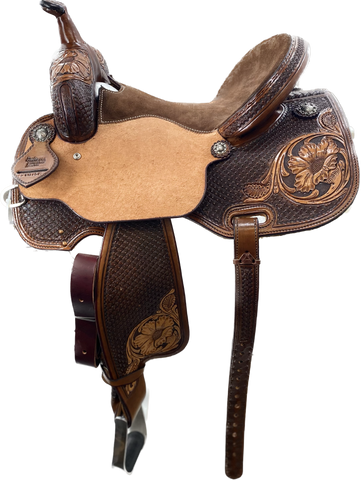 Vintage Barrel Racer 15" Saddle
