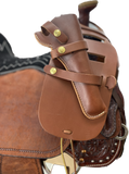 Ultra Rider Brown Horn Bag with Detachable Holster