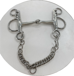 SS Pelham Eggbutt Single-jointed Bit