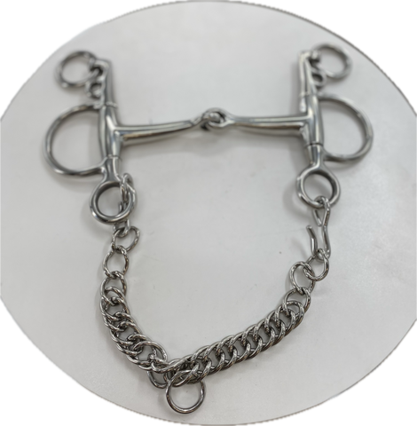 SS Pelham Eggbutt Single-jointed Bit