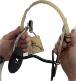 3 Piece Twisted Wire Dog Bone with Rope Band