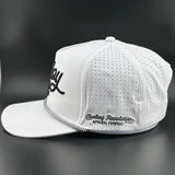 “Cowboy Hat” Summer Edition - Performance Trucker Rope Hat - White