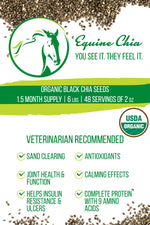 Organic Equine Chia Pails W/Resealable Lid & Scoop