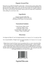 Organic Equine Ground Flax