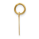 14k Yellow Gold Horseshoe Charm in Polished