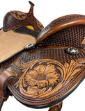 Vintage Barrel 15" Saddle