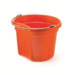 KD-154 8 Qt. Flat Back Silver Line Bucket