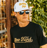 The Original “Cowboy Hat” 5-panel Trucker Hat - White