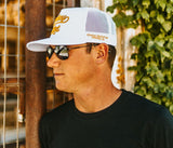 The Original “Cowboy Hat” 5-panel Trucker Hat - White